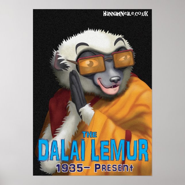 The Dalai Lemur Poster (Front)