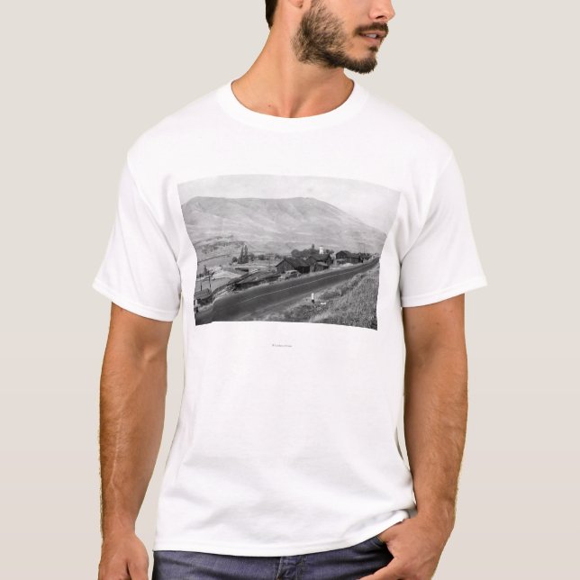 The Dalles, Oregon Indian Village View Photograp T-Shirt (Front)