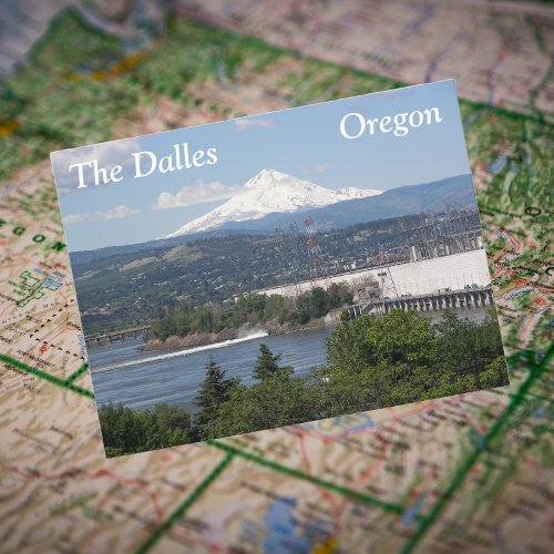 The Dalles Oregon Travel Photo Postcard