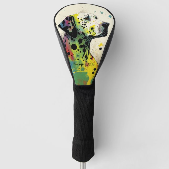 The Dalmatian Dog - Composition 004 Golf Head Cover (Front)