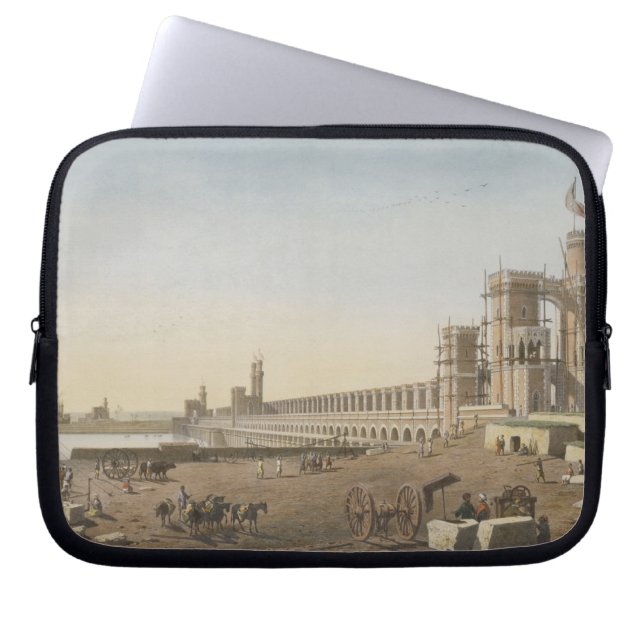 The Dam across the Nile, the building of the Aswan Laptop Sleeve (Front)