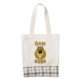 The Dam Boss Zazzle HEART Tote Bag