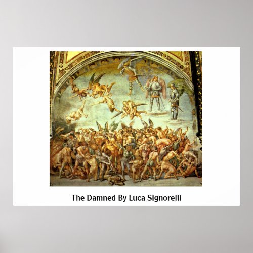 The Damned By Luca Signorelli Poster