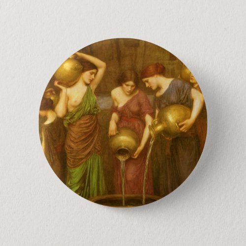 The Danaides by John William Waterhouse Button