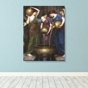 The Danaides by John William Waterhouse Canvas Print