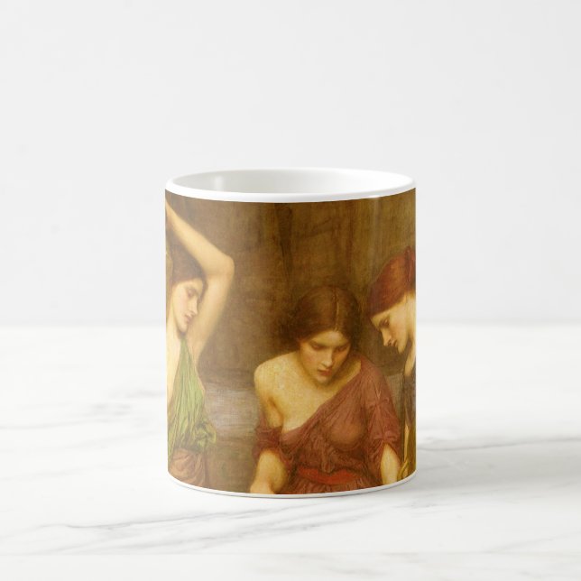 The Danaides by John William Waterhouse Coffee Mug (Center)
