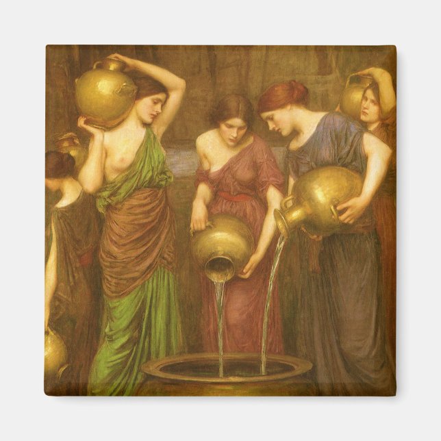 The Danaides by John William Waterhouse Magnet (Front)