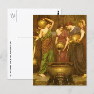 The Danaides by John William Waterhouse Postcard