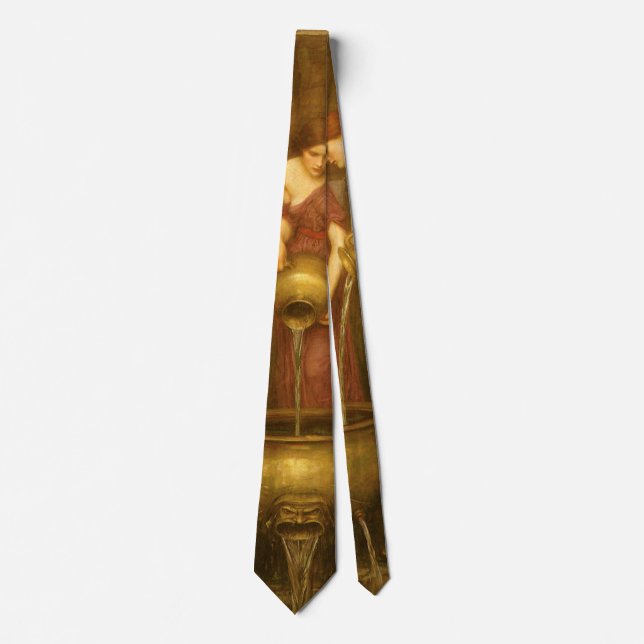 The Danaides by John William Waterhouse Tie (Front)