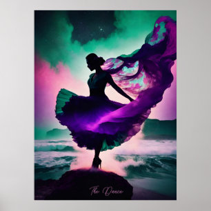 The Dance AI Fantasy Digital Art Print Cosmic