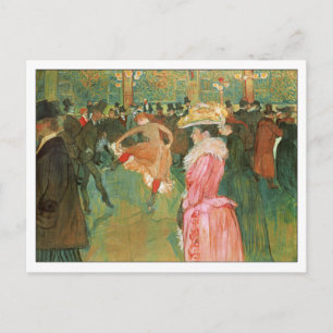 The Dance by Henri Toulouse-Lautrec Postcard