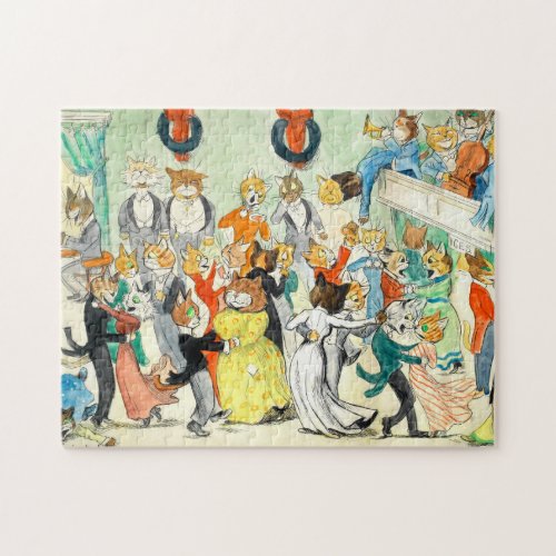 The Dance by Louis Wain Jigsaw Puzzle