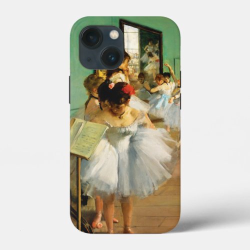 The Dance Class 1874 by Edgar Degas iPhone 13 Mini Case