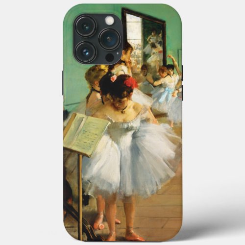 The Dance Class 1874 by Edgar Degas iPhone 13 Pro Max Case