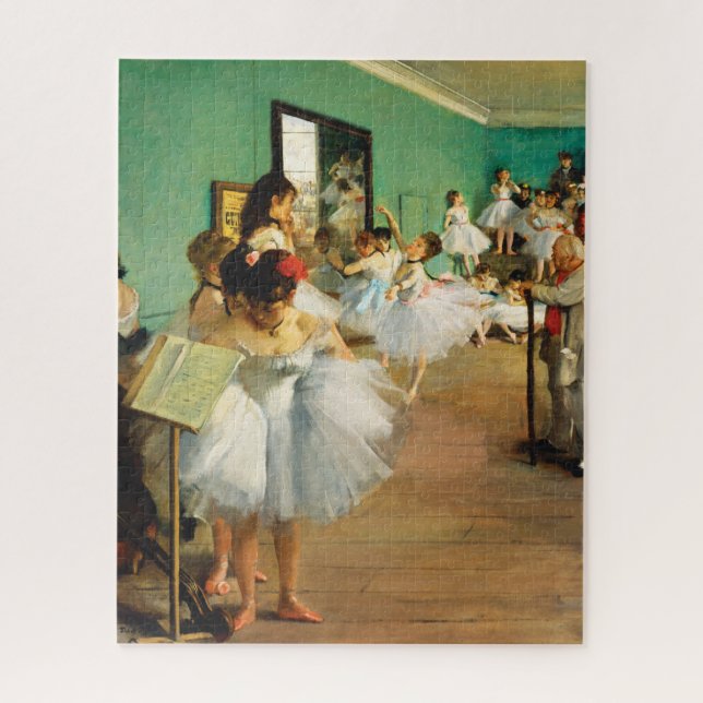 The Dance Class (1874) by Edgar Degas Jigsaw Puzzle (Vertical)