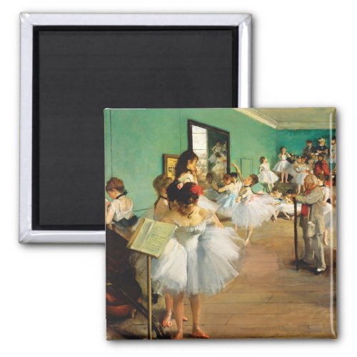 The Dance Class 1874 by Edgar Degas Magnet