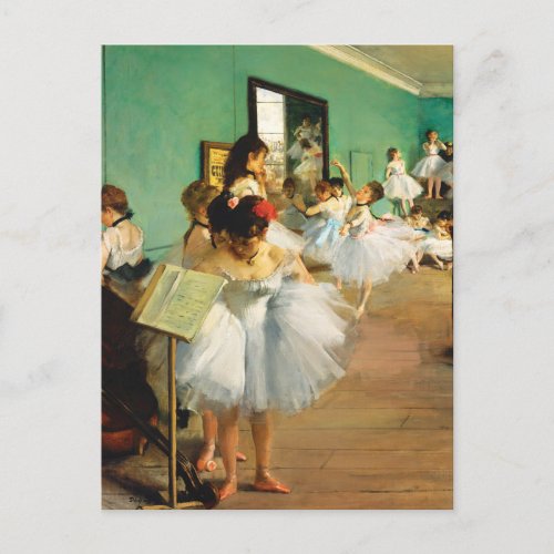 The Dance Class 1874 by Edgar Degas Postcard