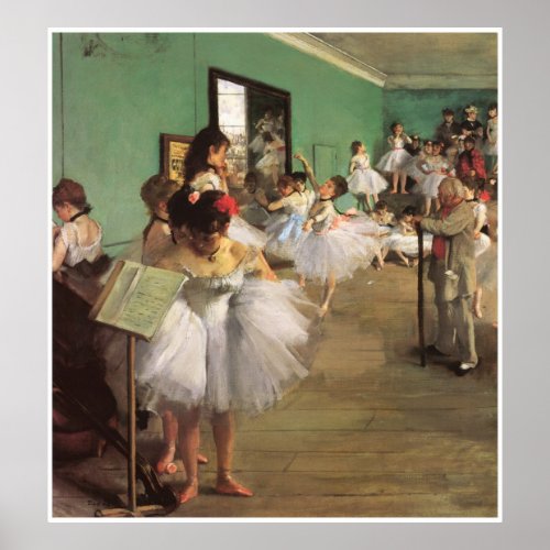 The Dance Class 1874 _ Edgar Degas Poster