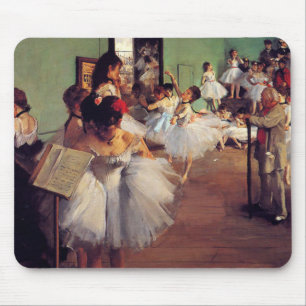 The Dance Class by Edgar Degas Mouse Pad