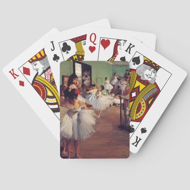 The Dance Class by Edgar Degas  Poker Cards (Back)
