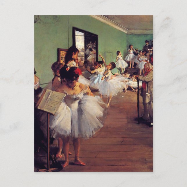 The Dance Class by Edgar Degas  Postcard (Front)