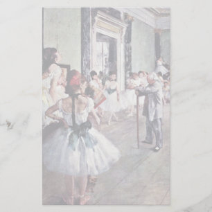 The Dance Class By Edgar Degas Stationery