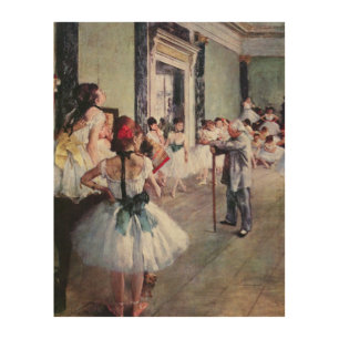 The Dance Class by Edgar Degas, Vintage Ballet Art