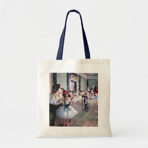 The Dance Class by Edgar Degas Vintage Ballet Art Tote Bag