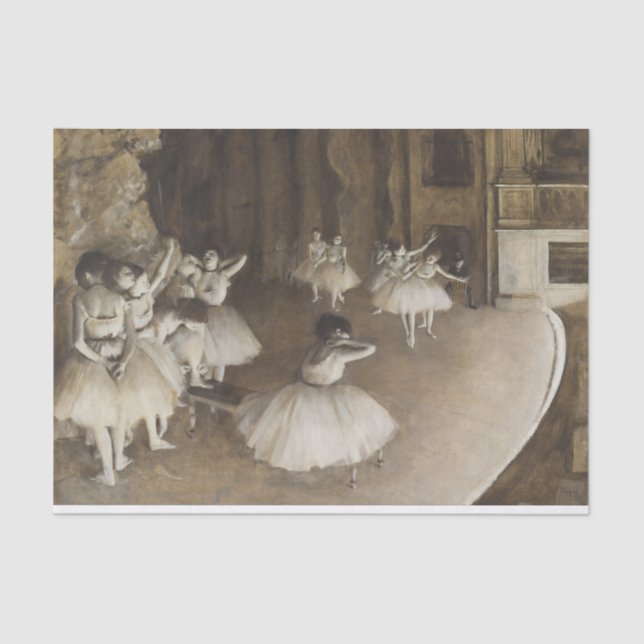 The dance class decoupage tissue paper (Front)