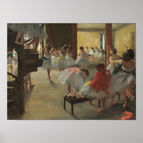 The Dance Class Degas Art  Poster