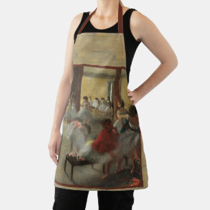 The Dance Class, Degas Decoupage Art  Apron