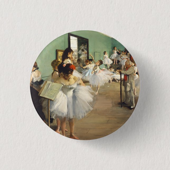 The Dance Class Edgar Degas     Button (Front)