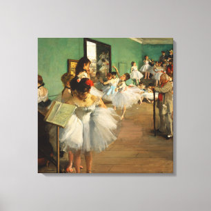 The Dance Class Edgar Degas Canvas Print