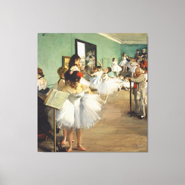 The Dance Class Edgar Degas    Canvas Print (Front)