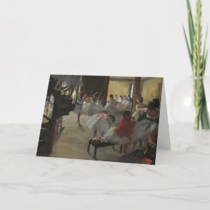 The Dance Class Edgar Degas Card