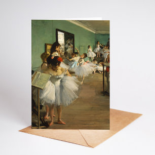 The Dance Class Edgar Degas Card