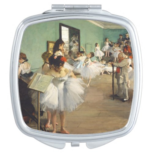 The Dance Class Edgar Degas       Compact Mirror
