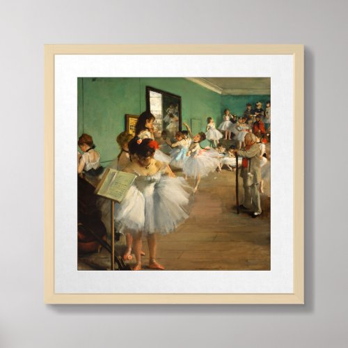 The Dance Class  Edgar Degas Framed Art