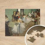 The Dance Class | Edgar Degas Jigsaw Puzzle<br><div class="desc">The Dance Class (1874) by French artist Edgar Degas. Original fine art painting is an oil on canvas depicting a dance class set in a rehearsal room in the old Paris Opéra. 

Use the design tools to add custom text or personalize the image.</div>