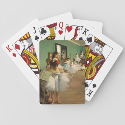 The Dance Class  Edgar Degas Poker Cards