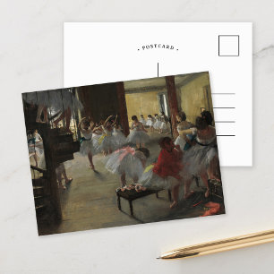 The Dance Class Edgar Degas Postcard