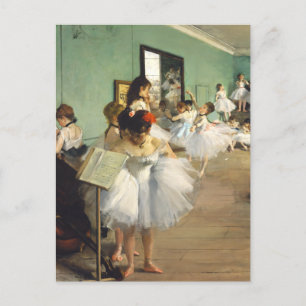 The Dance Class Edgar Degas Postcard