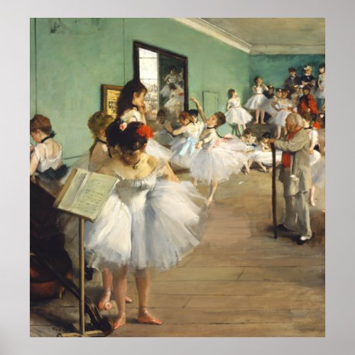 The Dance Class Edgar Degas    Poster