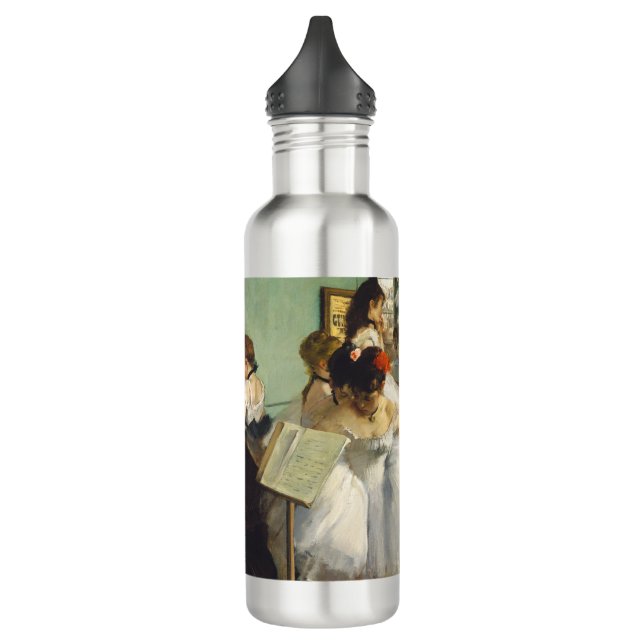 The Dance Class Edgar Degas      Stainless Steel Water Bottle (Left)