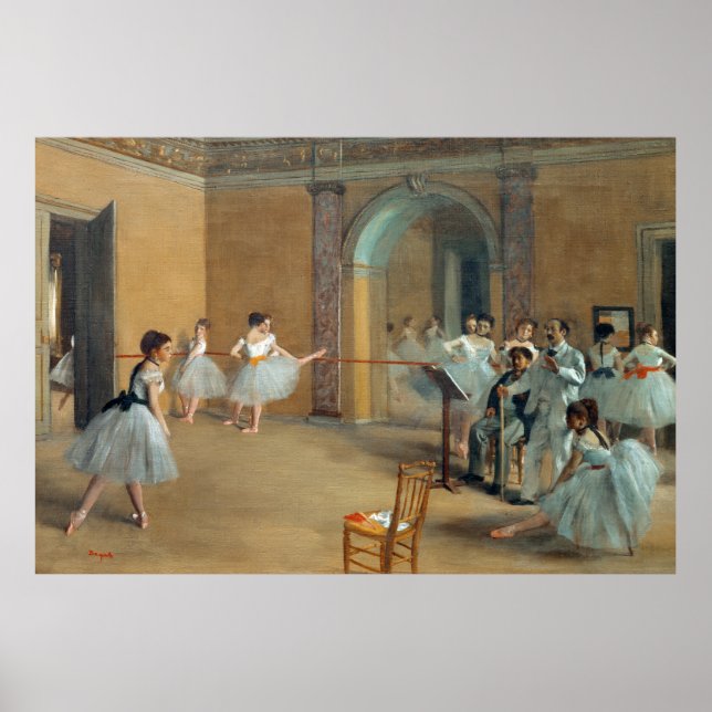 The Dance Foyer at the Opera Edgar Degas Poster (Front)