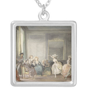 The Dance Lesson Silver Plated Necklace