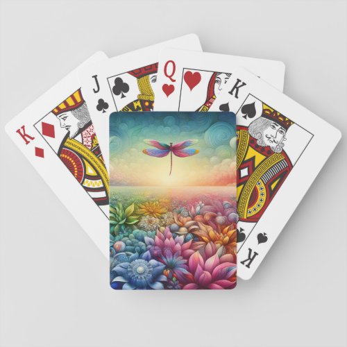 The Dance of Dragonfly Playing Cards