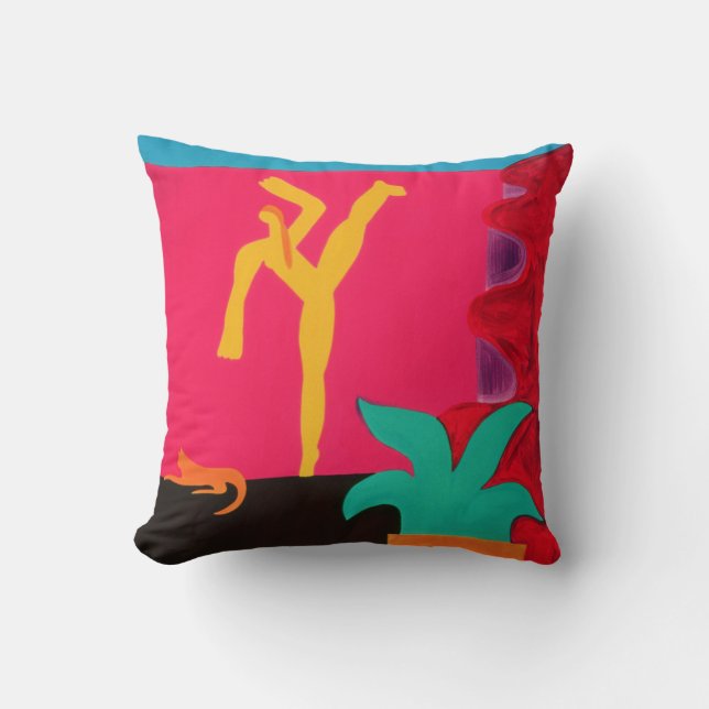 The Dance of Hope 1996 Throw Pillow (Front)