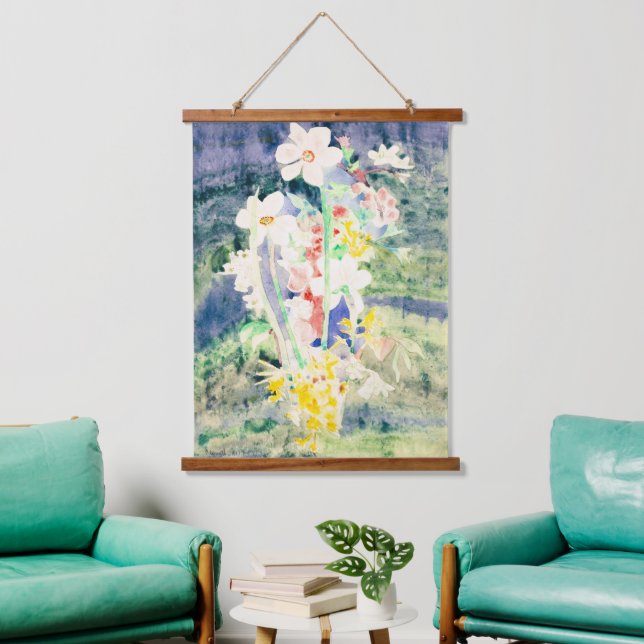 The Dance of Narcissus by Charles Demuth Hanging Tapestry (Living Room)