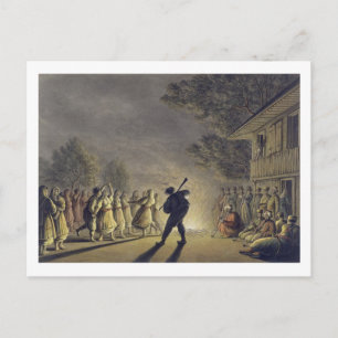 The Dance of the Bulgarian Peasants, pub. by Willi Postcard